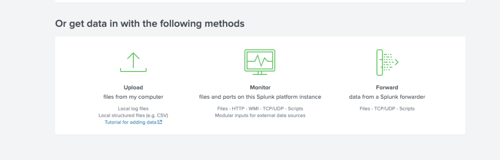 splunk forwarder data